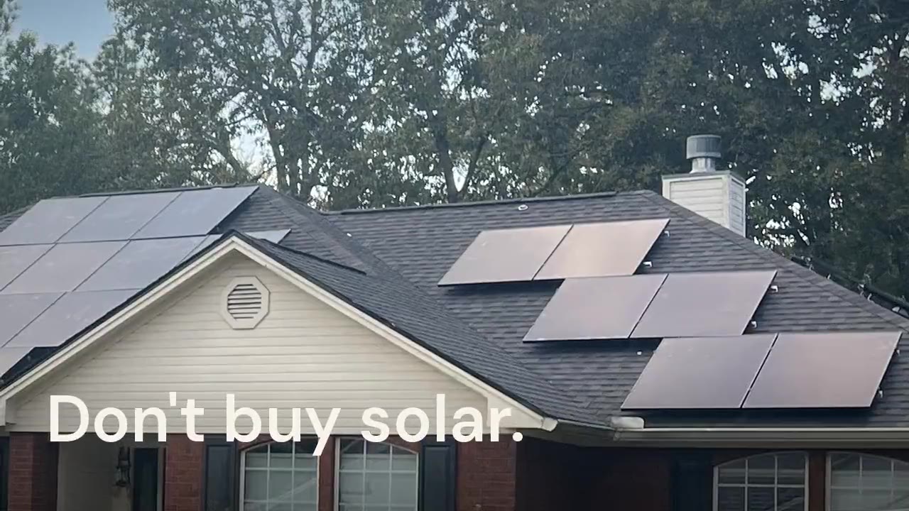 A house with solar panels on the roof